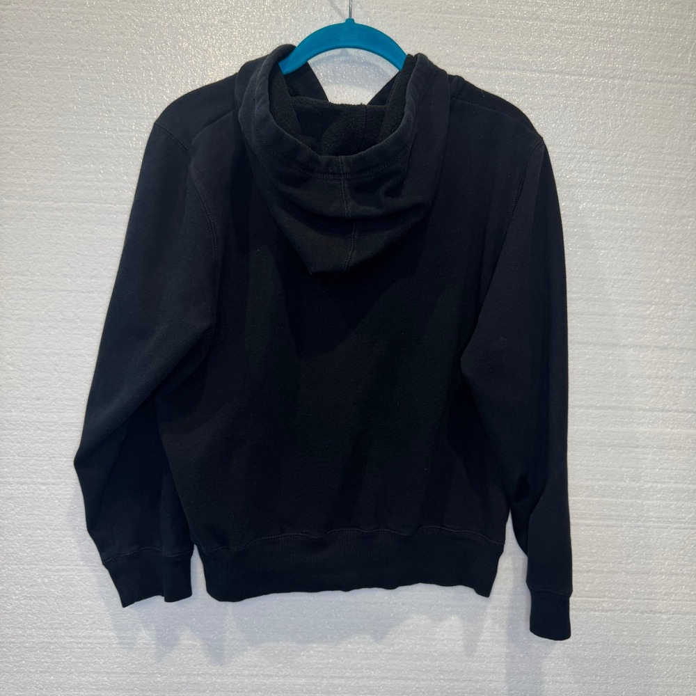 Onque Casuals Black Rhinestone Embellished Zip Up Hoodie Sweatshirt XL - Picture 9 of 9